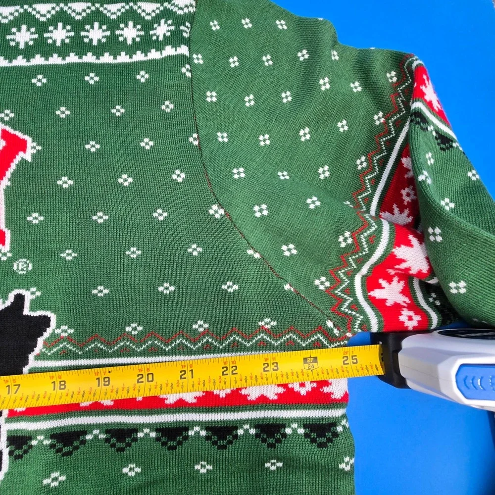 Cheech & Chong Ugly Christmas Sweater XL NWOT Happy Holidaze Mad Engine Licensed